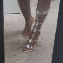 Shoe Dazzle Gladiator Heels