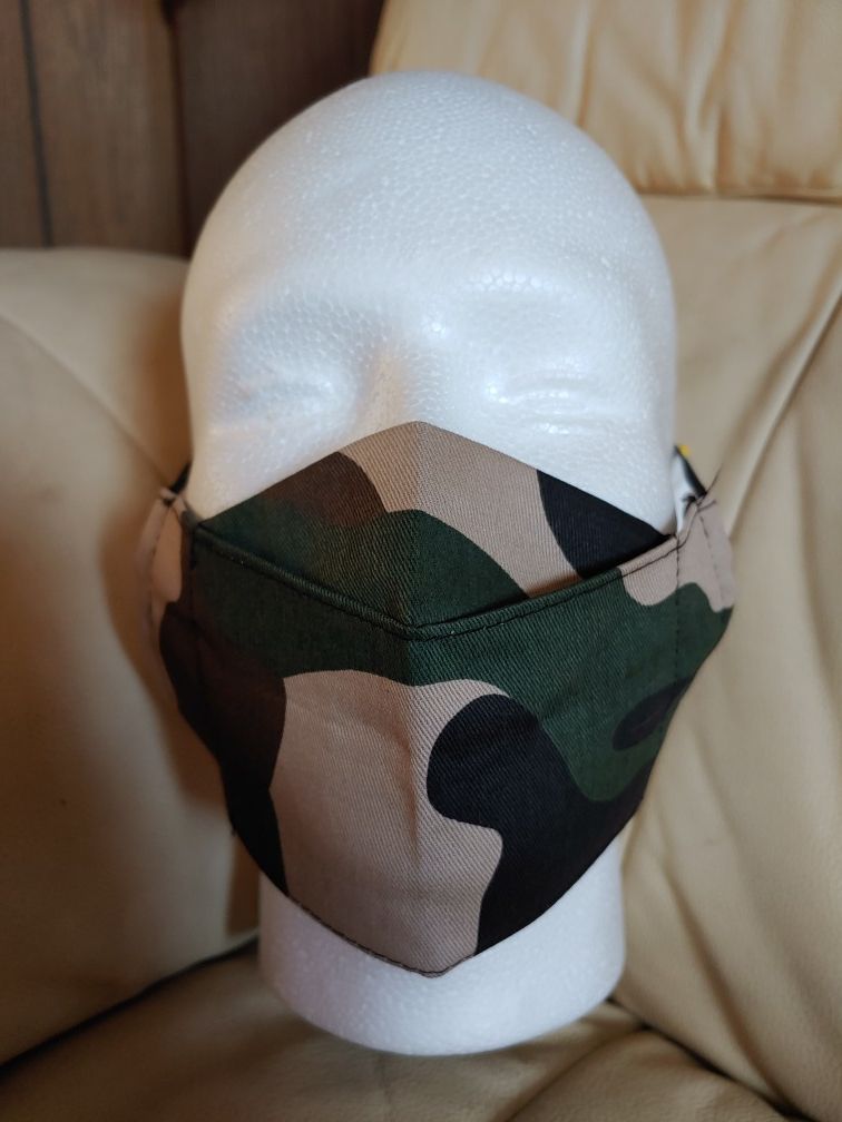 Camo 3D face mask