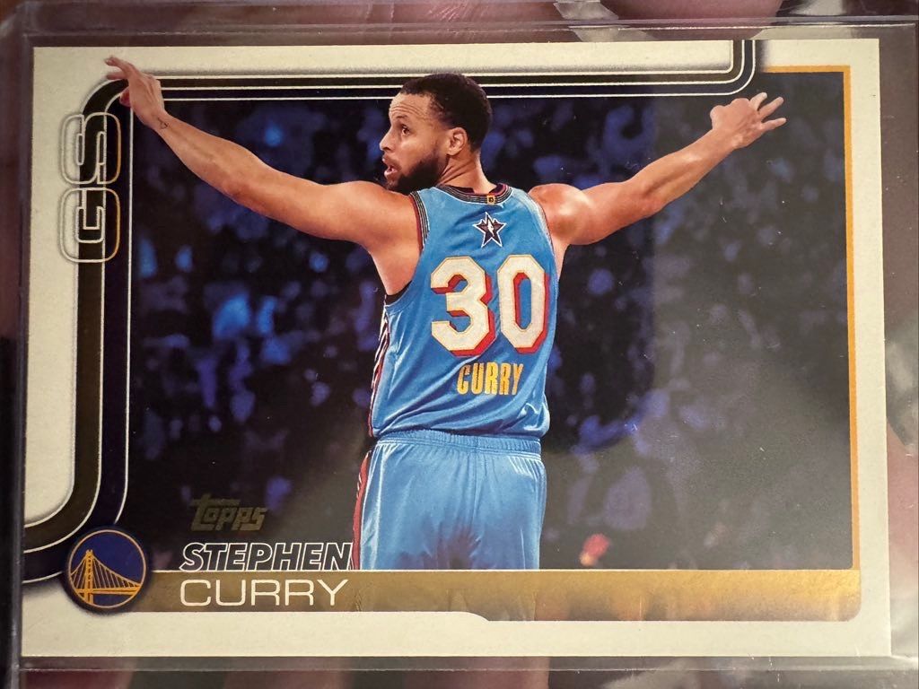 2025-26 Topps NBA Steph Curry Gold Mirror Image Variation SSP