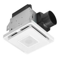 Bluetooth Fan For Bathroom With Light And Bluetooth Speaker 