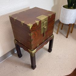 Asian Chest On Mounting Table