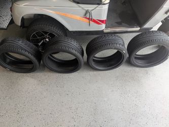 New Set of 4 205/30 14" Golf Cart ATV Tires