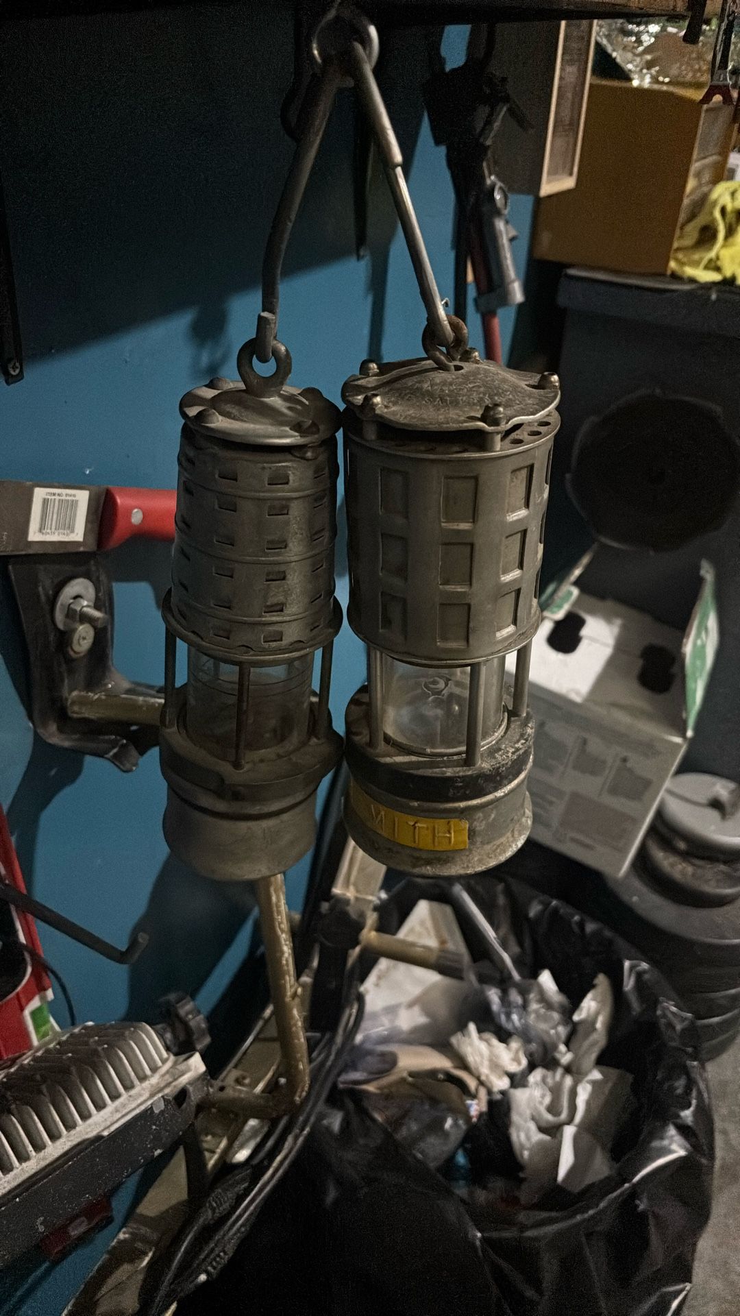 Two Coal Mining Safety Lamps.koehler.