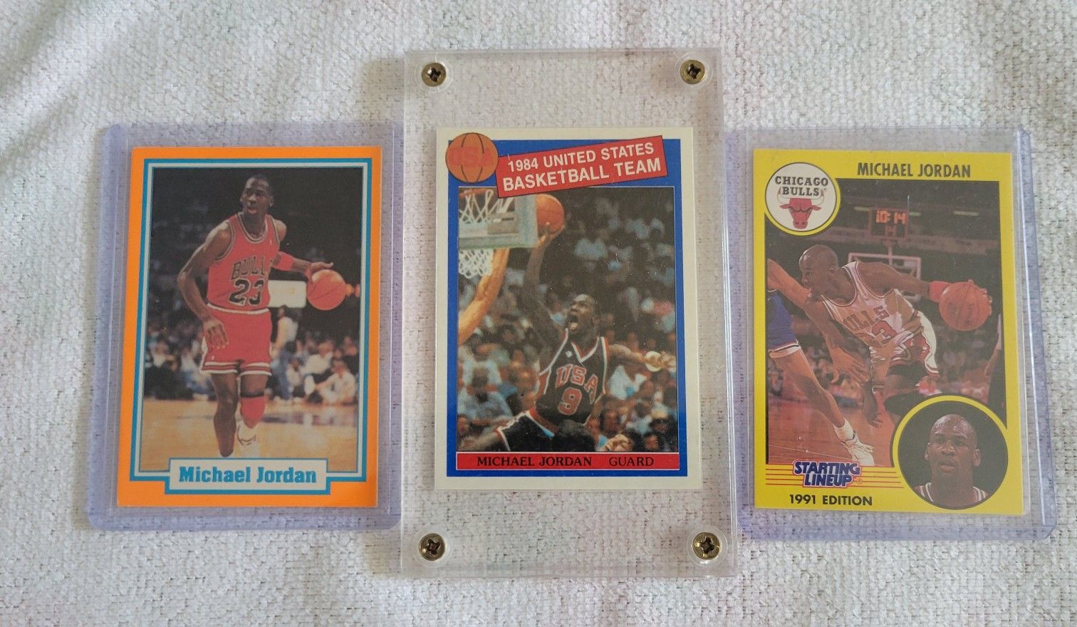 Michael Jordan 3 Card Lot (Kenner & Promos)