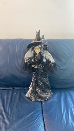 Decorative Halloween Witch Figure
