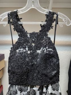 Black & White 2pc Prom Dress