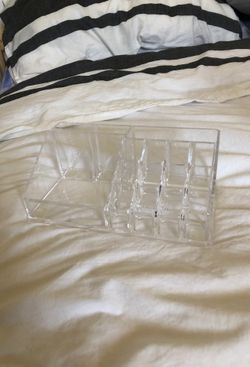Makeup/lipstick clear organizer