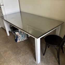 Modern Large Custom 6 Person Dining Table 