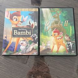 Bambi 1 & 2 DVD 