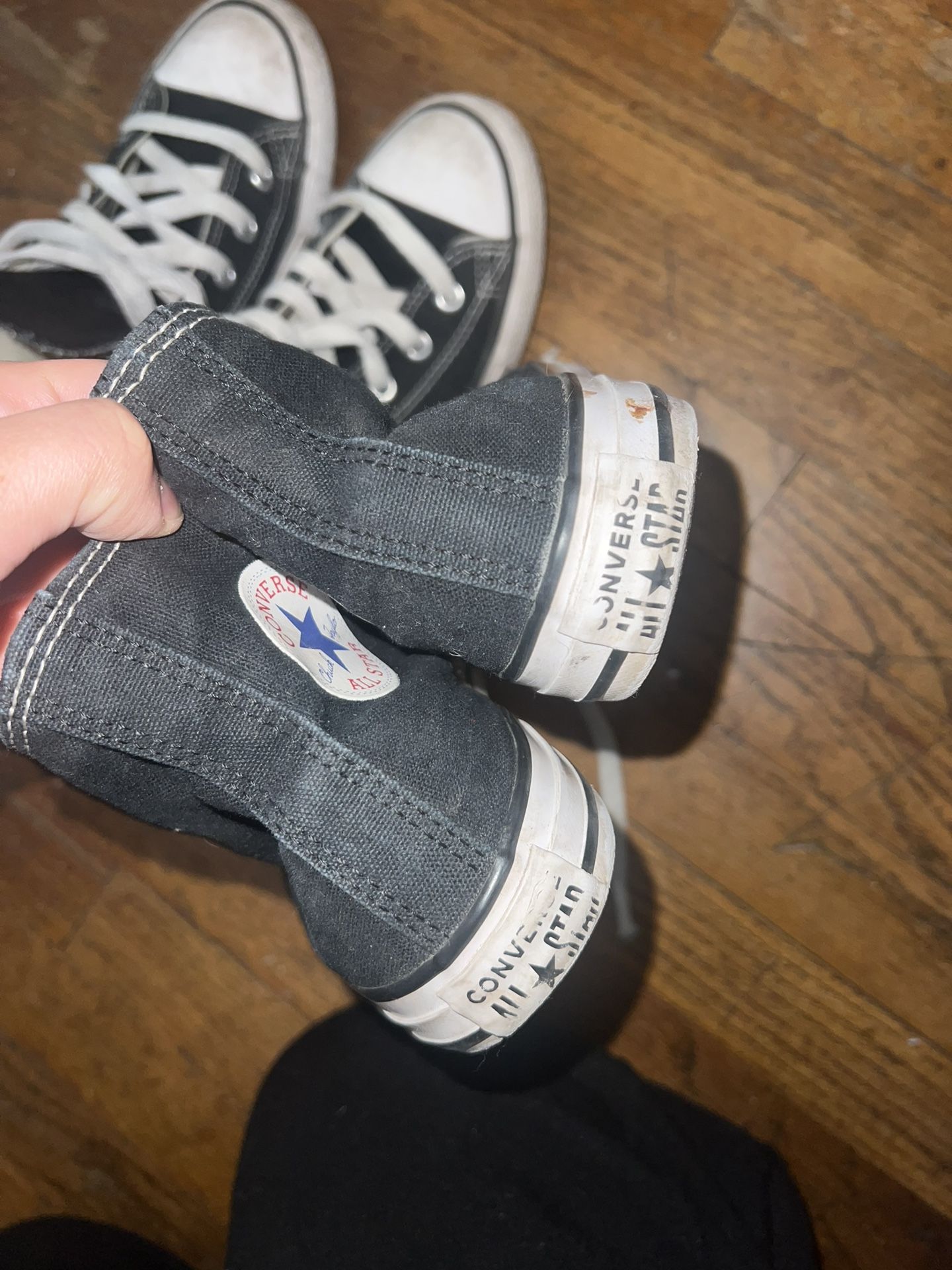 Converse Size 2 Black And White