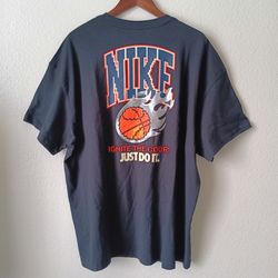 Size XXL Nike Max90 Basketball Black Men's Tee Loose Fit
