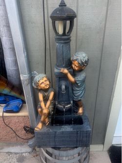 Water Fountain With LED Light