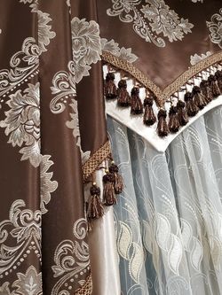 Custom-made Luxury Curtains Set Of 2