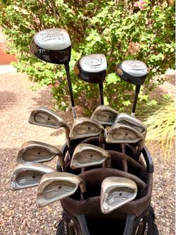 13pc MENS FULL PING GOLF CLUBS SET , ULTRA RARE 10PC NICKEL IRON SET!