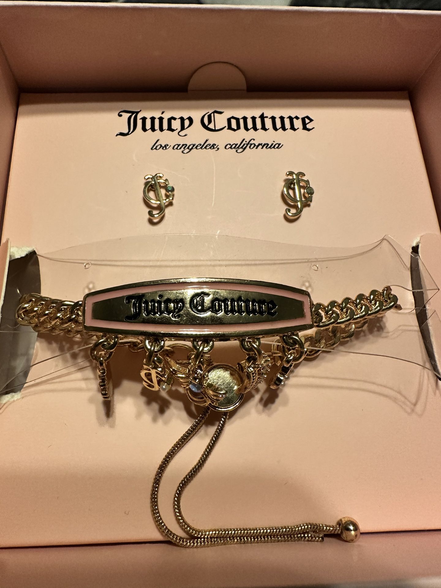 Juicy Couture Bracelet And Earrings Set 
