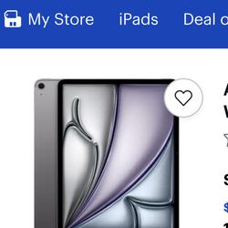 I Got 2”2026 Apple - 13-inch iPad Air M4 chip Wi-Fi + Cellular 256GB - Space