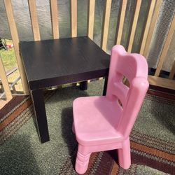 Table with chair