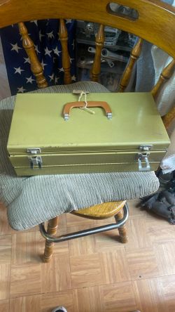 Vintage Compartment Metal Box