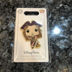 Disney Parks Funko Pop Pirates Of The Caribbean Reds Pin.  Limited Release .  Brand New On Original Card .  Smoke free home  