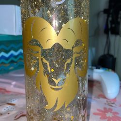 Snow Globe Glass Tumbler