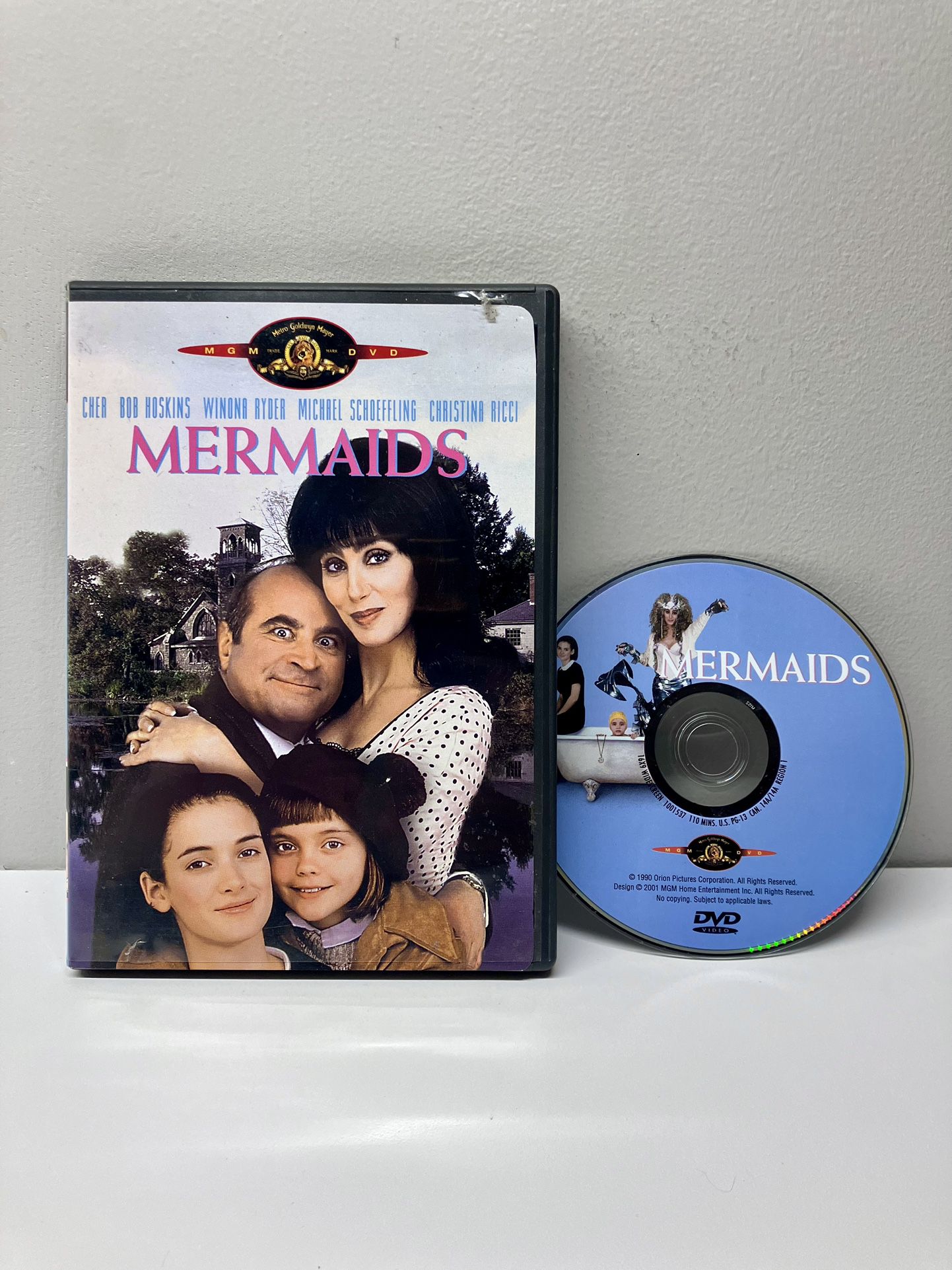 Mermaids Widescreen DVD Starring Cher - Excellent Condition 