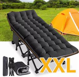 Oversized XXL Folding Camping Cot for Adults 900lbs