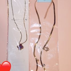 Gold Stainless Steel Jewelry Necklaces 