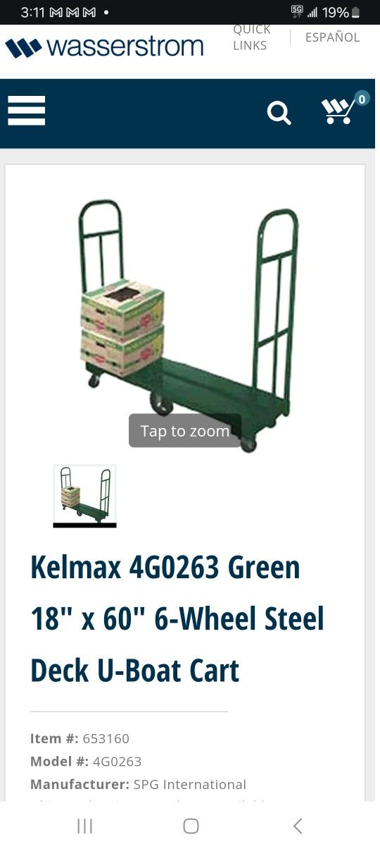 MH50 U-Boat Utility Cart