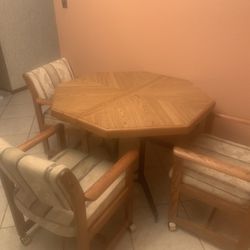 Kitchen Table W/ 3 Chairs 
