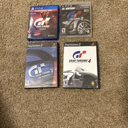 Ps2/ps3/ps4 Gran Turismo Games 10 Each
