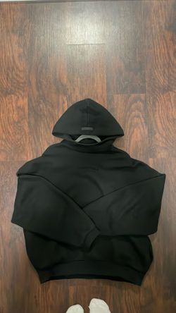 Black Essentials Hoodie