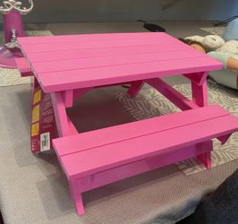 Our Generation Picnic Table Set With Play Food Accessories For 18” Doll