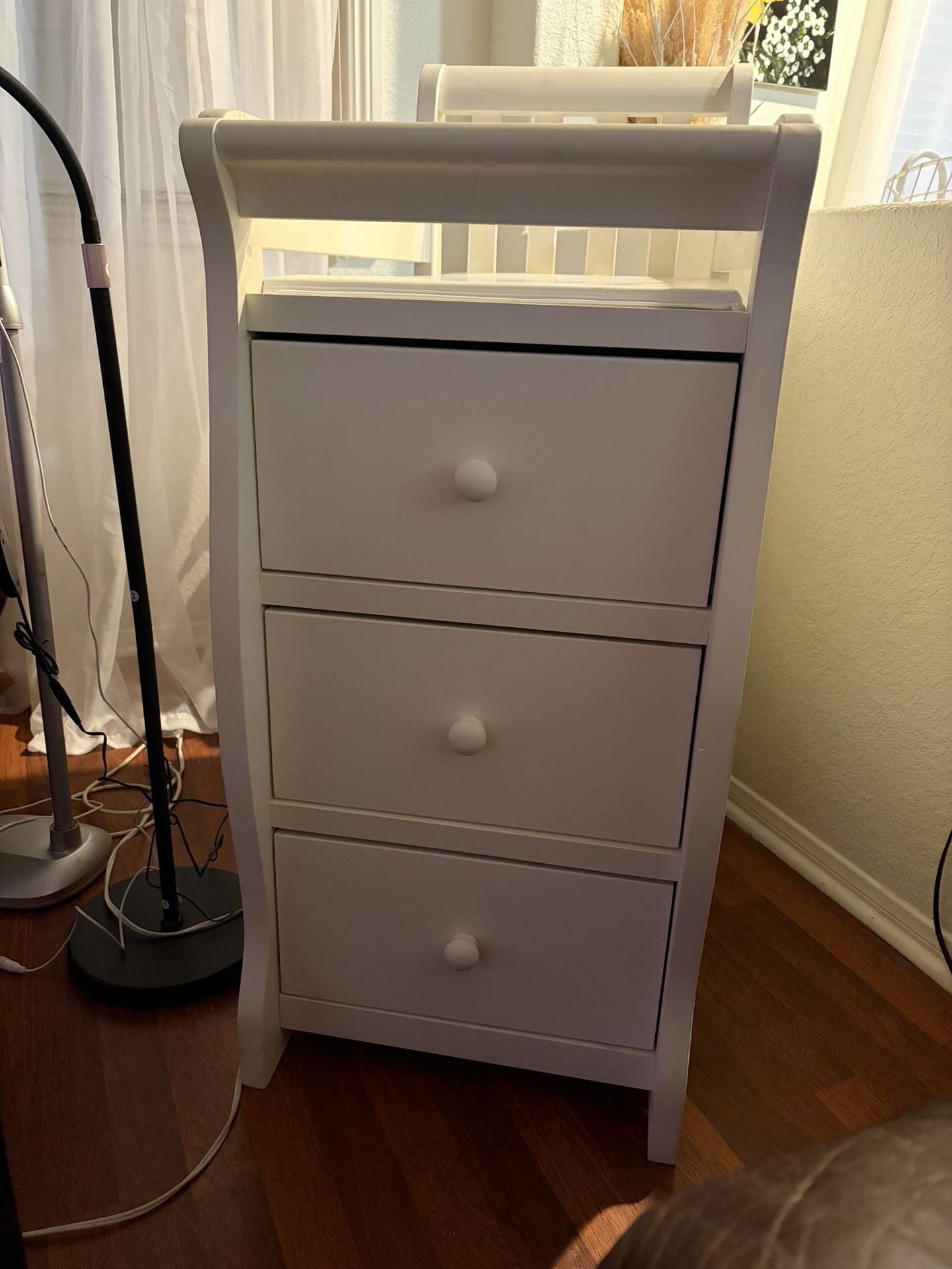 White Changing Table