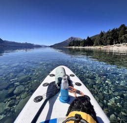 Inflatable Stand-Up Paddle Board with Accessories and Triple Action Pump