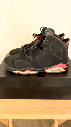 Air Jordan Retro 6 “Carmine” – Boys Size 6 – Black, White & Carmine