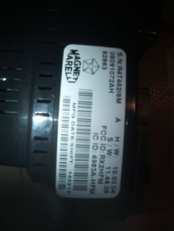 2012. Dodge. Charger Telematics. Module