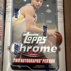 NBA Topps Chrome NBA Hobby Box