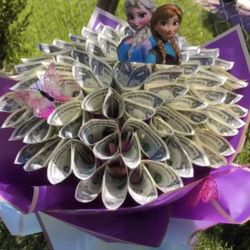 Money Bouquet For Birthday 
