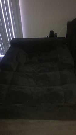 Dark Gray Fabric Sofa