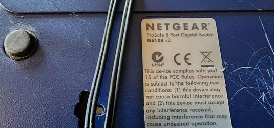 Netgear 8 Port Gigabit Unmanaged Switch 