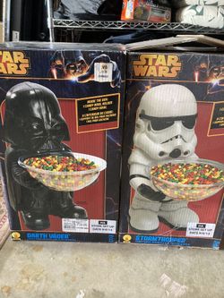 Darth Vader and Stormtrooper Candy dish Holders