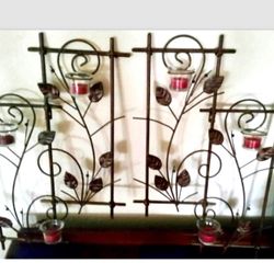 Wall Candle Holders Set 2 Pieces