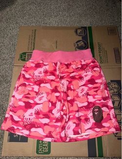 BAPE Pink Camo Shorts