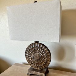 Table Lamp With Shade Bedside Pair