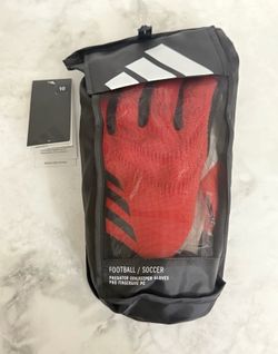 Adidas Predator GL Pro FSP Goalkeeper Soccer Gloves Turbo Red IX3863 Size 11