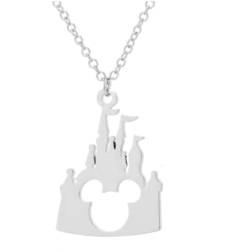 Necklace Disney castle pendant
