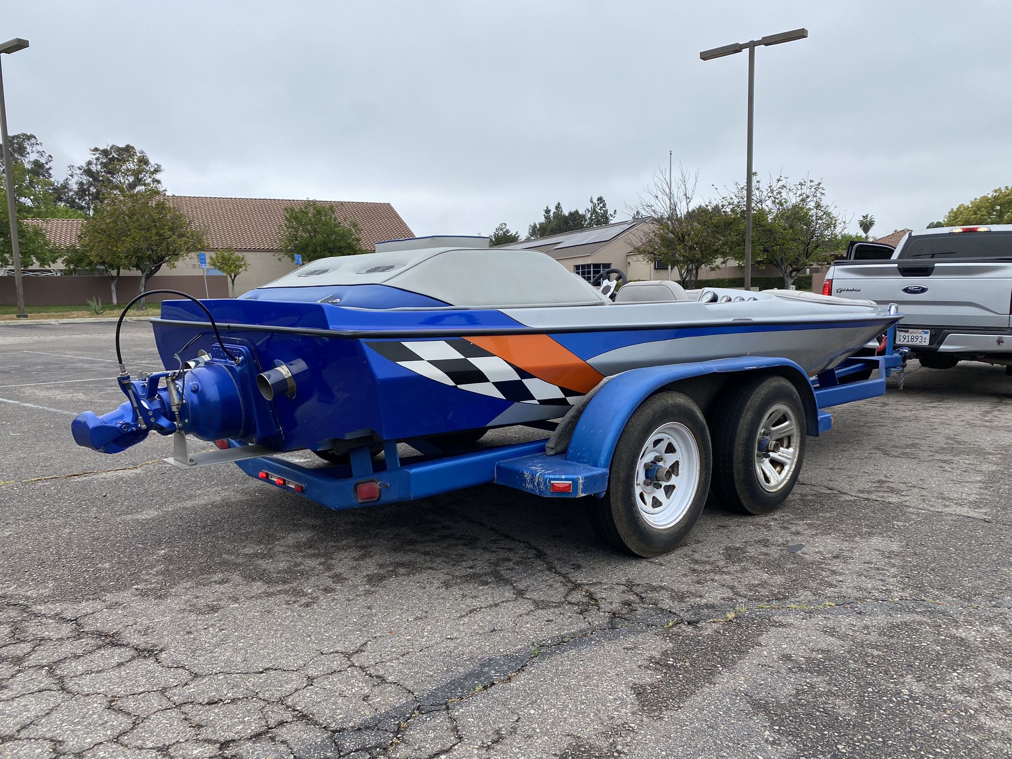 1986 Carrera Eclipse 21 Ft Open Bow Jet Boat 