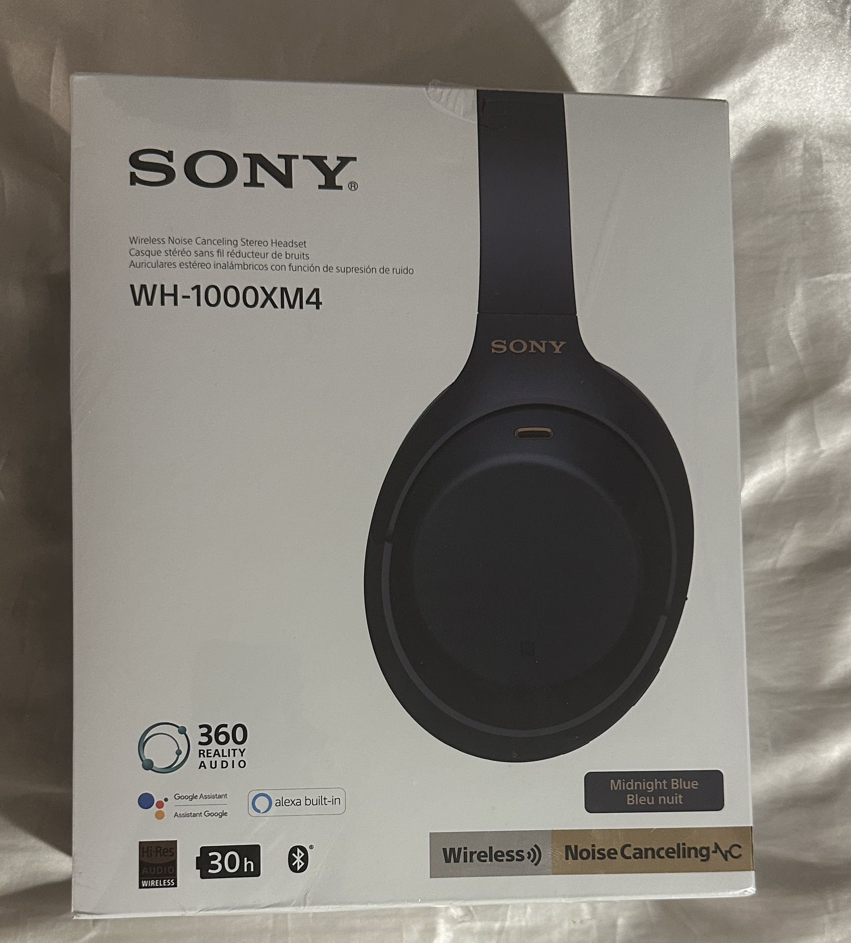 Sony WH-1000XM4 Midnight Blue