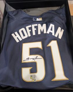 Trevor Hoffman Signed Padres Jersey #51 2XL Fanatics Authentic Autograph HOF