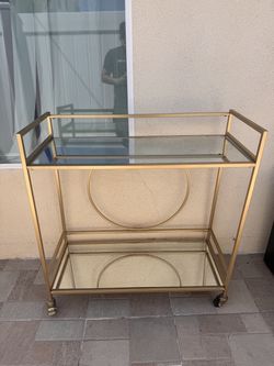 Mirrored Entryway Table